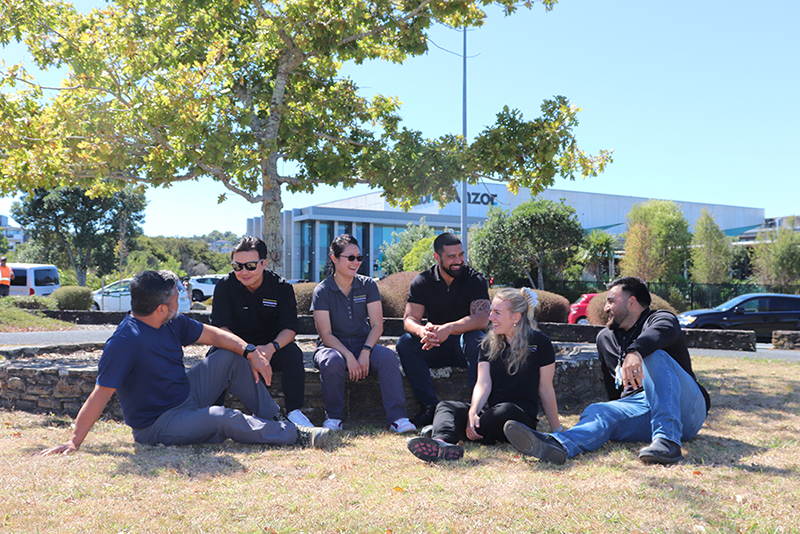 [image] Group of WorkSafe inspectors sitting down