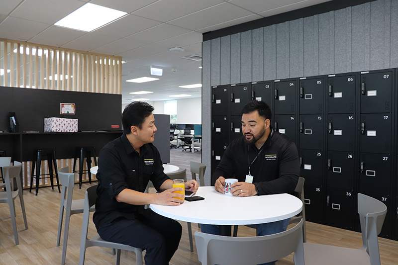 [image] WorkSafe inspectors chatting
