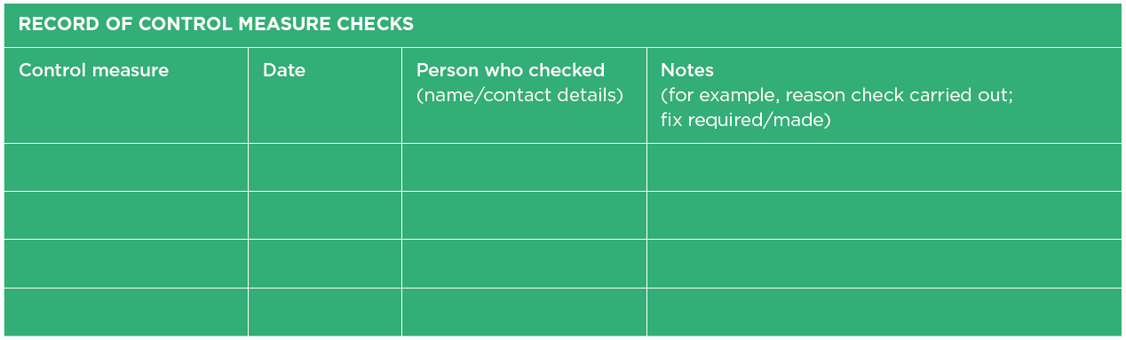 [image] Electrical safety tag: example of Side Two