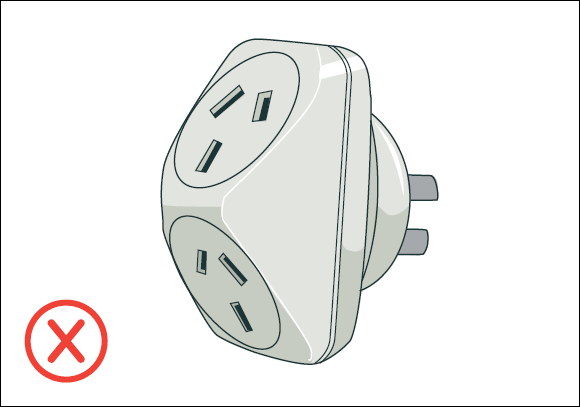[Image] Double adapter plug.