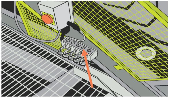 [Image] Figure 104: Example of remote greasing points