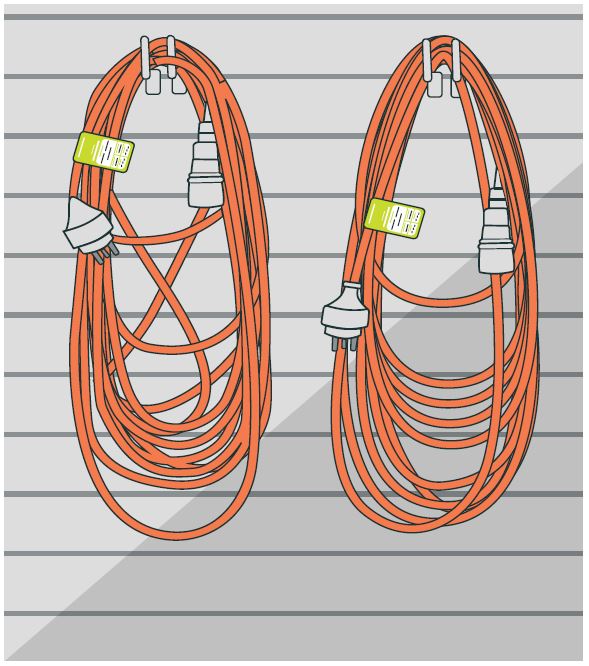[Image] Figure 106: Flexible cords with tags