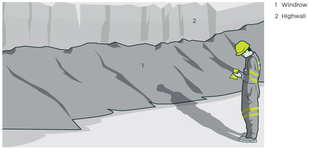 [Image] Figure 43: Example of a pedestrian windrow