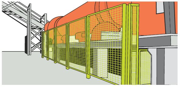 [Image] Figure 84: Example of panel type guards on dryer