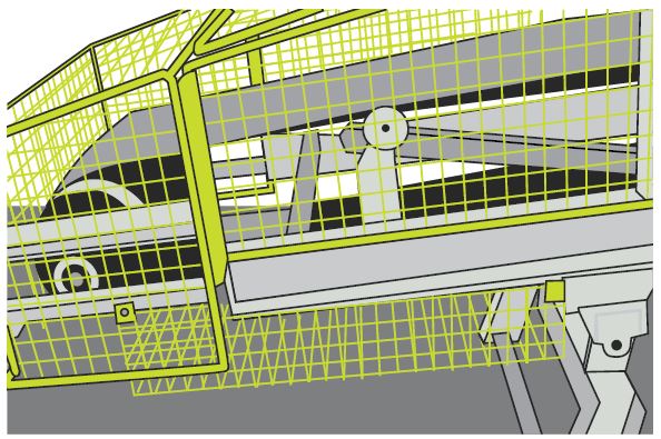 [Image] Figure 94: Example of tail drum guard