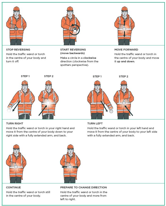 [image] illustrations of night time spotting signals.