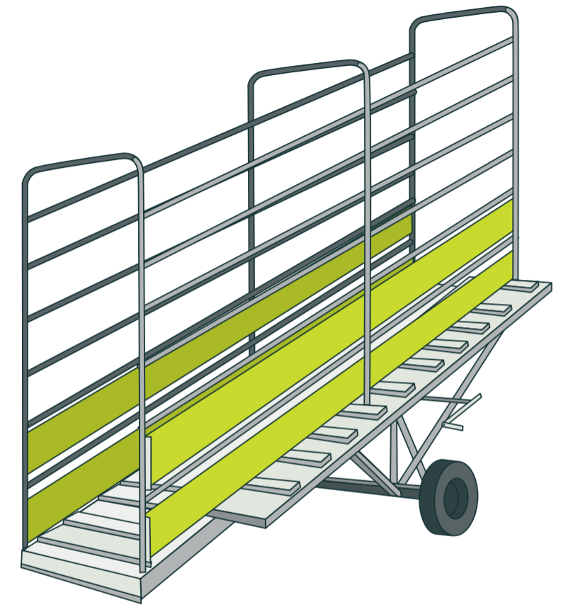 Mobile stock ramp